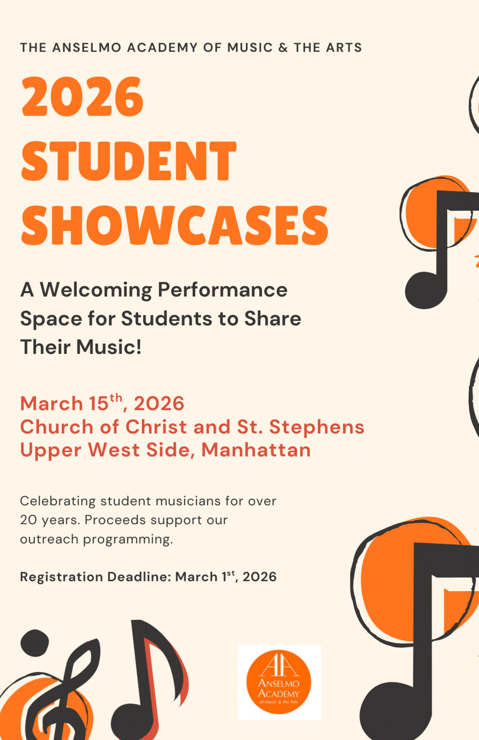 2026 Student Showcase Flyer 2026 Student Showcase Flyer