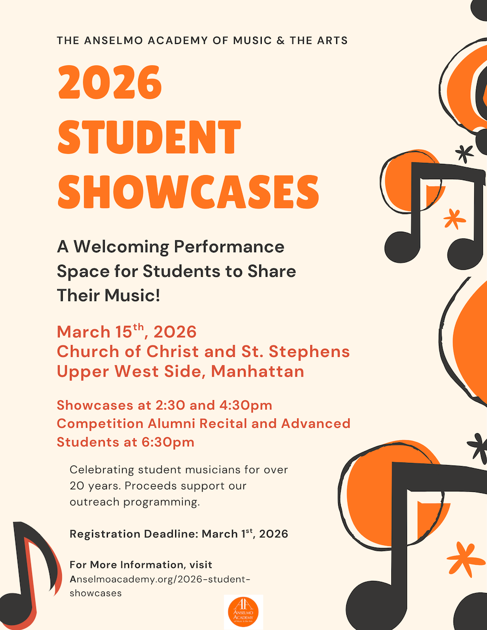 Beige with Musical Notes Illustration Volunteer Flyer (2) Beige with Musical Notes Illustration Volunteer Flyer (2)