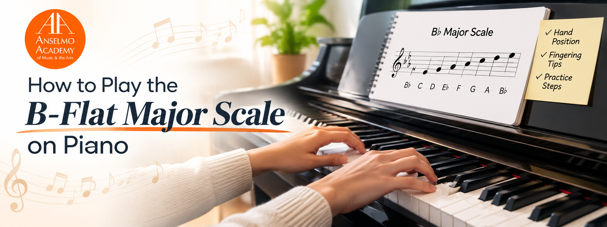 How to Play the B-Flat Major Scale on Piano