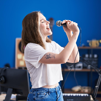 Girl singing