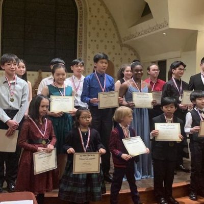 Award ceremony participants