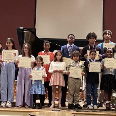 Award ceremony participants